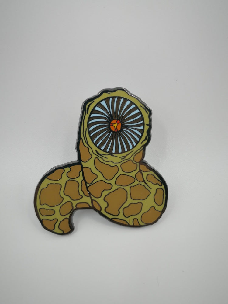 Great Sandworm Shai-Hulud Custom Enamel Pin - Dune - Chibi / Anime Art