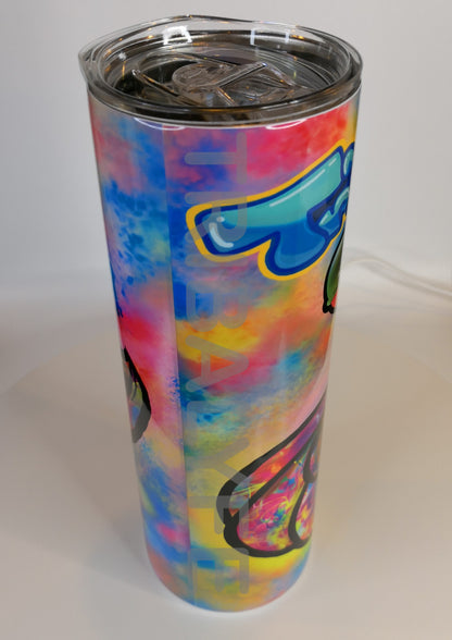 Trippy Collection: Ganja Snail - Stainless Steel Skinny Tumblers
