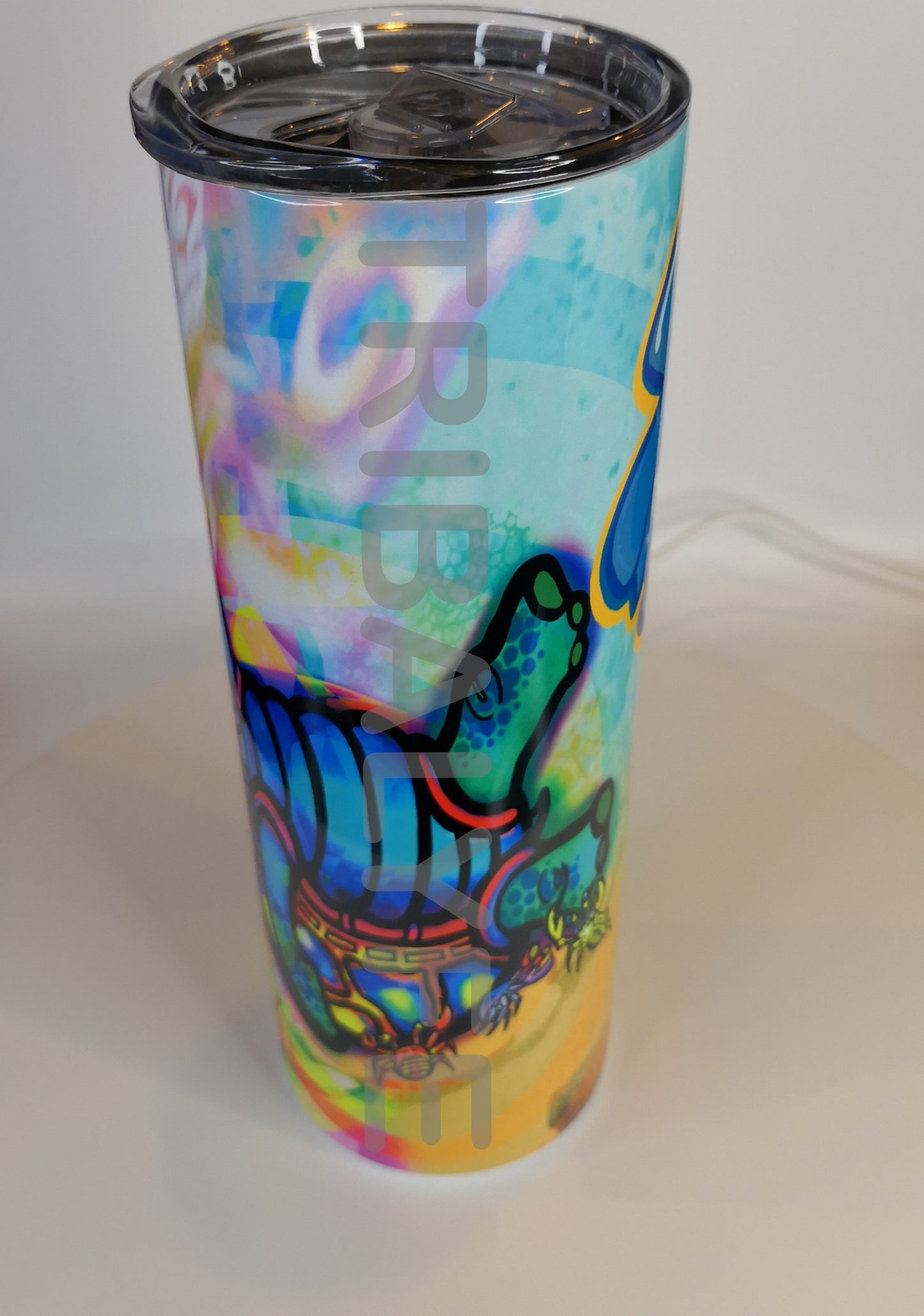Trippy Collection: Ganja Turtle - Stainless Steel Skinny Tumblers