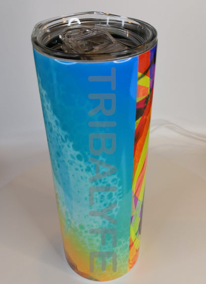 Trippy Collection: Ganja Turtle - Stainless Steel Skinny Tumblers